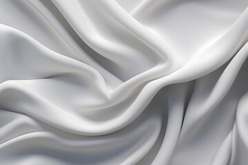 Sticker - A close up view of a white fabric. This versatile image can be used in various design projects