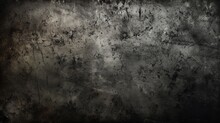 A Distressed And Grungy Black Metal Background Featuring Scratched And Worn Textures, Creating A Spooky And Eerie Horror-themed Surface