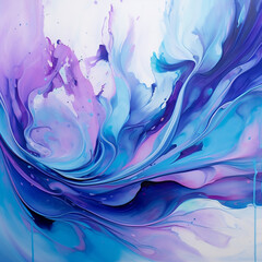 Wall Mural - Texture, blue background with white and purple elements.