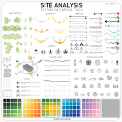 ARCHITECTURE SITE ANALYSIS MEGA PACK  