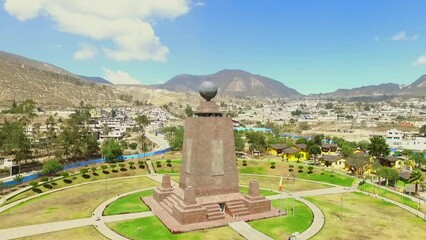 Wall Mural - Ciudad Mitad del Mundo is a popular tourist destination in the city of Quito, proclaimed Cultural Heritage of Ecuador.