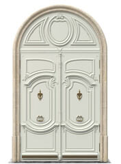 Wall Mural - Entrance classic doors for the house