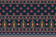 Abstract ethnic pattern flower design. Aztec fabric boho mandalas textile wallpaper. Tribal native motif African American sari elegant embroidery vector background 
