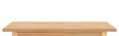 © banphote - Empty wooden tabletop isolated on transparent background. rustic desk wood for placement or montage product display.