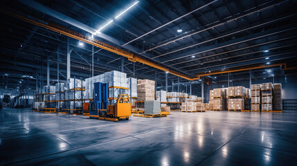 Industrial Warehouse Properties, The Epicenter of Modern Manufacture and Resourceful Innovation Hub Imagery