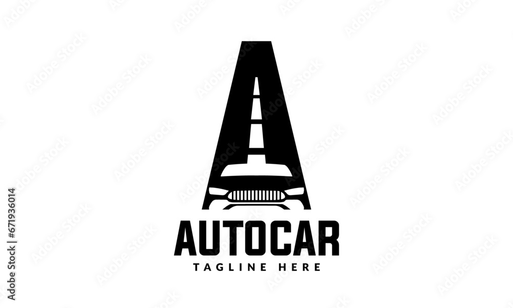 Image vectorielle Stock Letter A Automotive Brand Car Logo Design ...