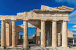 Propylaia, Main Entrance to Acropolis Hill iin Athens, Greece