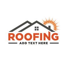 Wall Mural - Roof repair and maintenance logo 