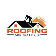 Roof repair and maintenance logo 