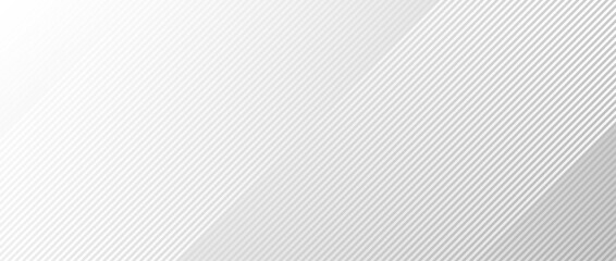 Wall Mural - abstract thin diagonal lines background. slanted parallel grey stripes wallpaper. vector silver skew