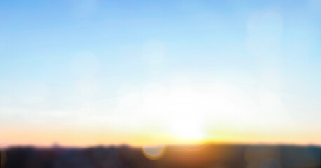 Wall Mural - morning sunrise sky and clouds background