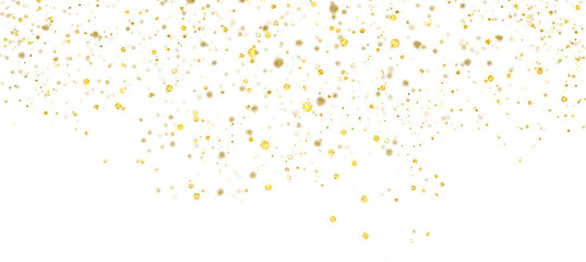 Wall Mural - Glittering golden confetti