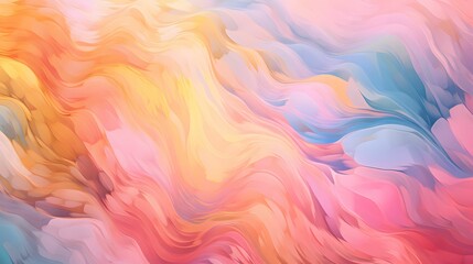 AI generated illustration of an abstract colorful background featuring wavy pattern
