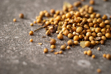 Wall Mural - pickling spice close-up, dried spices