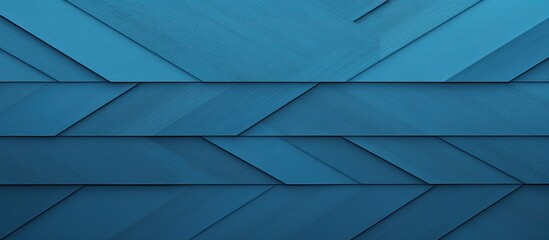 Sticker - Pattern of seamless geometric shapes with a striped and textured blue abstract background