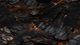 Fototapeta Sypialnia - Rough volcanic rock surface seamless texture