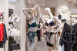 Mannequins in a lingerie store. Femininity, beauty, sexuality and comfort.