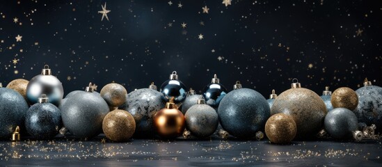 Canvas Print - Christmas and New Year decorations