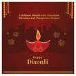 © Dankol - Happy Diwali, Deepawali. Real Estate Wishes,  Buildings, Construction. Social Media Post Vector