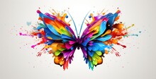 Colorful Butterfly Illustration 