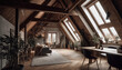 Scandinavian-style attic renovation