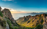 Fototapeta Krajobraz - Landscape with Calanques de Piana, Corsica island, France