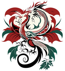 Wall Mural - dragon realistic