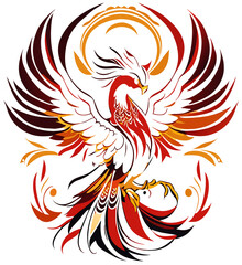 Wall Mural - illustration of a bird