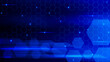 © Alfan Subekti - Abstract modern technology futuristic with hexagons and glowing particles for network connection, global communication technology business background.