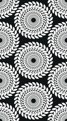 Sticker - Seamless abstract pattern. Geometric background with circles.