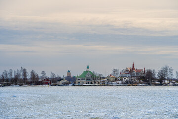 Canvas Print - Helsinki Harbor, HDR Image