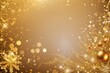 golden twinkled Christmassy background with glitters
