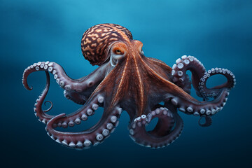 The enormous Pacific octopus, scientifically referred to as Enteroctopus dofleini, or previously Octopus apollyon, is commonly known as the North Pacific giant octopus. Generative AI.