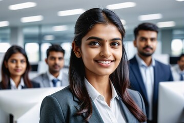 indian businesspeople in an office