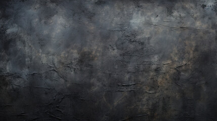  a painting of a black and grey wall with some clouds.  generative ai