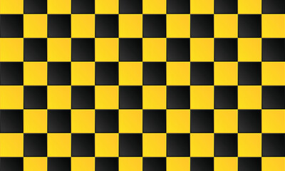seamless yellow and black cubes pattern. taxi symbol background. abstract square mosaic background. 