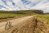 Fototapeta  - Bicycle in the Hell's Gate National Park, Kenya