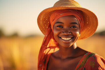 Wall Mural - African woman