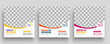 School admission social media post design template. Back to school online marketing banner layout

