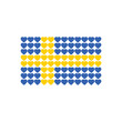 © veronchick84 - heart Sweden flag. Simple vector Sweden flag