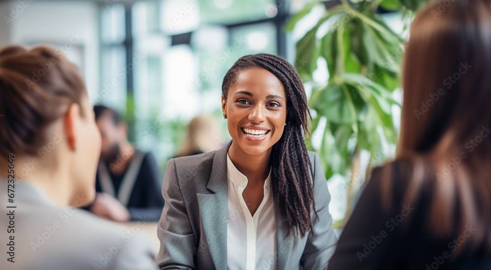 Job Interview Different Races Beautiful Race and Ethnicity Diversity at Work. People From Different ...