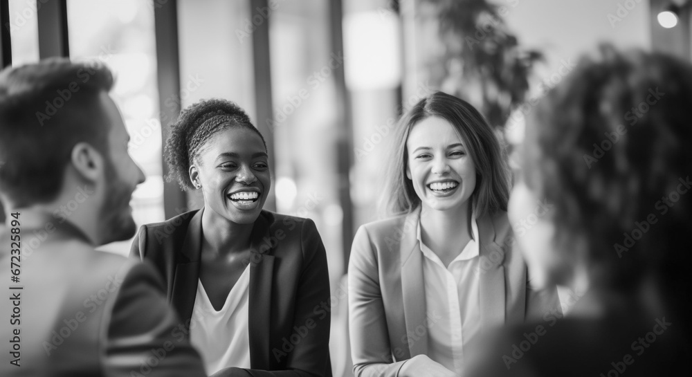 Job Interview Different Races Beautiful Race and Ethnicity Diversity at Work. People From Different ...