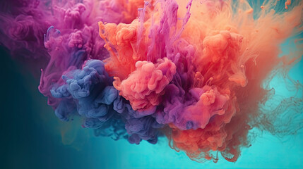 Wall Mural - splash of paint. abstract background