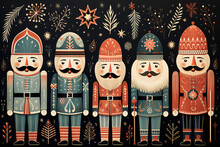 Collection Of Nutcracker Soldiers In Various Designs