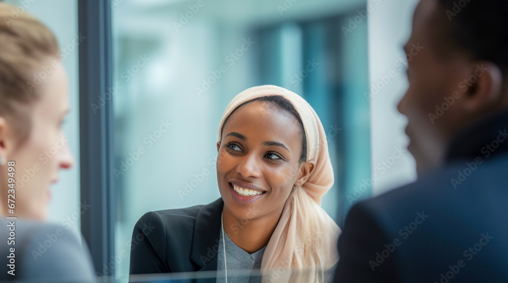 Job Interview Different Races Beautiful Race and Ethnicity Diversity at Work. People From Different ...