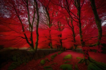 Wall Mural - autumn in the forest