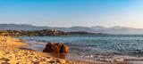 Fototapeta Morze - Landscape with Plage du Sagnone, Corsica island, France