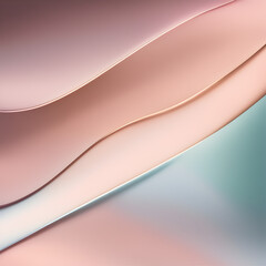 Wall Mural - Gradient luxury design, matte texture, faded silky colors. Generative AI