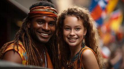 Parade Down Under: A vibrant parade featuring diverse cultures and traditions that make up modern-day Australia on Australia Day