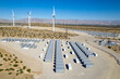 © The Desert Photo - Battery storage array at power plant in the desert near Palm Springs